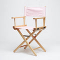 Outdoor Director's Chair 42x52x80 cm - Pink Fabric, Wood Frame - Portable Design