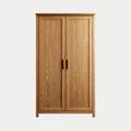 Wooden Wardrobe 200x120x60 cm ¨C Solid Oak ¨C Classic Design