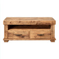 TV Stand Solid Wood 110x45x40 cm - Brown - Rustic Design