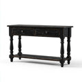 Vintage Style Console Table 100x30x80 cm - Black