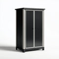 Outdoor Storage Cabinet Steel - 180x90x54 cm - Black/Grey - Weather Resistant